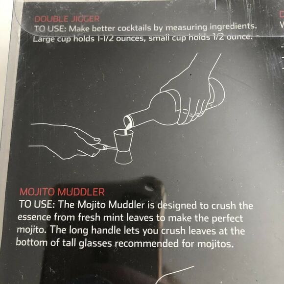 Rabbit Brand Barware 3-Piece Polished Chrome Set - Picture 6 of 12